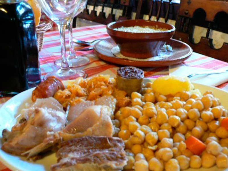 Menú del día en Alcalá de Henares